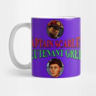 Captain Scarlet & Lieutenant Green Mug